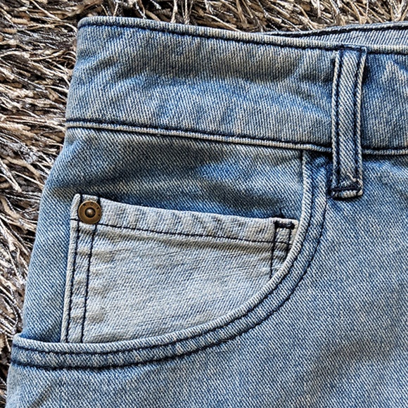 Roxy Java To Lombok Blue Denim Jean Skirt - Picture 5 of 8